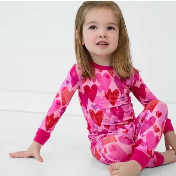 Little Sleepies Other - Little Sleepies Pink Hearts and Crafts Pajamas - Size 4T 💕